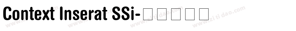 Context Inserat SSi字体转换